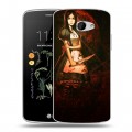 Дизайнерский силиконовый чехол для LG K5 Alice Madness Returns