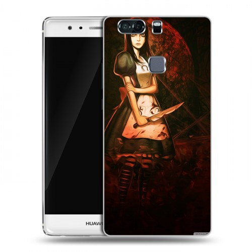 Дизайнерский пластиковый чехол для Huawei P9 Plus Alice Madness Returns