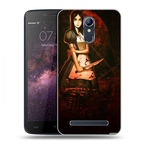 Дизайнерский силиконовый чехол для Homtom HT17 Alice Madness Returns