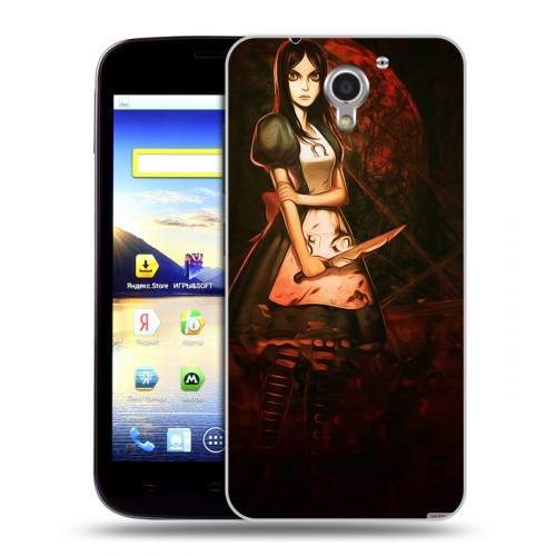 Дизайнерский пластиковый чехол для ZTE Blade A510 Alice Madness Returns