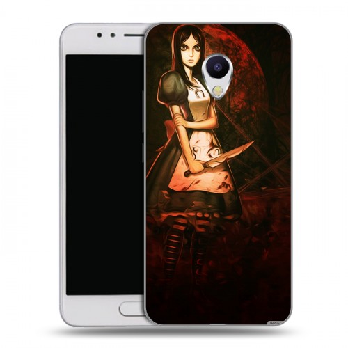 Дизайнерский силиконовый чехол для Meizu M5s Alice Madness Returns