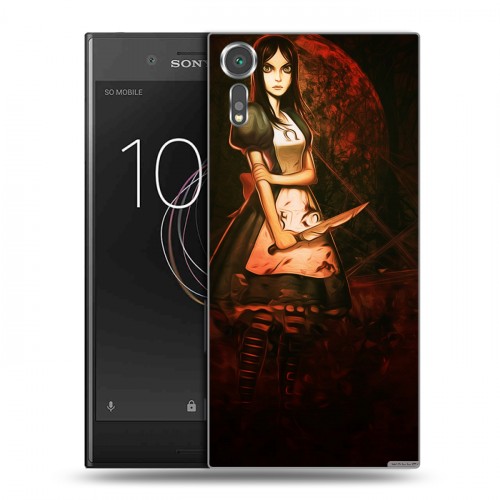 Дизайнерский пластиковый чехол для Sony Xperia XZs Alice Madness Returns