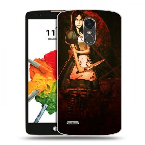 Дизайнерский пластиковый чехол для LG Stylus 3 Alice Madness Returns