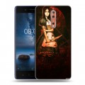 Дизайнерский пластиковый чехол для Nokia 8 Alice Madness Returns