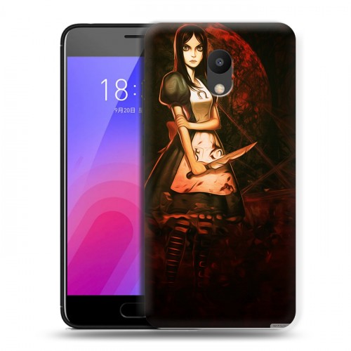 Дизайнерский пластиковый чехол для Meizu M6 Alice Madness Returns