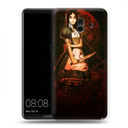 Дизайнерский пластиковый чехол для Huawei Mate 10 Alice Madness Returns