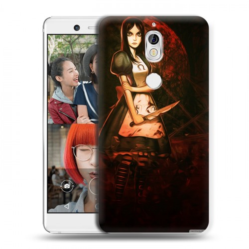 Дизайнерский пластиковый чехол для Nokia 7 Alice Madness Returns