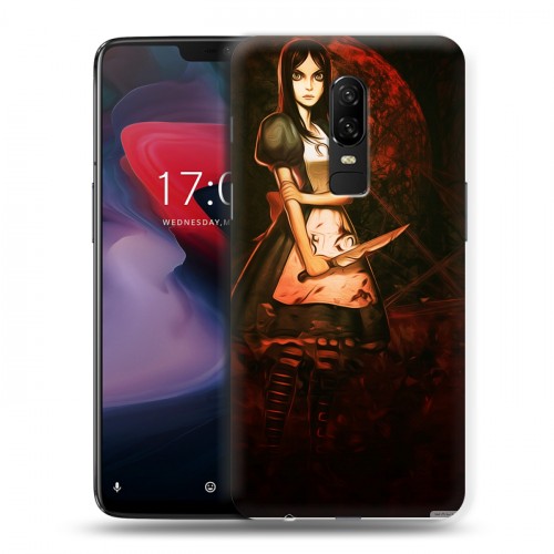 Дизайнерский пластиковый чехол для OnePlus 6 Alice Madness Returns