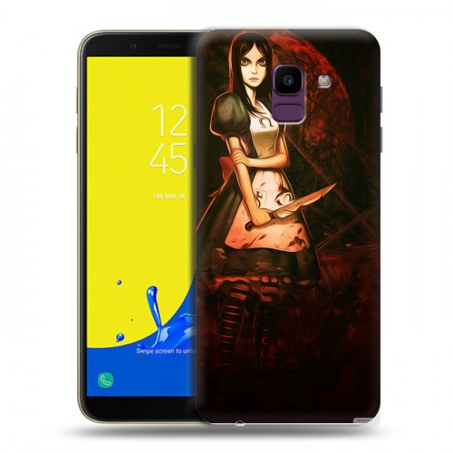 Дизайнерский пластиковый чехол для Samsung Galaxy J6 Alice Madness Returns