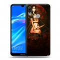 Дизайнерский пластиковый чехол для Huawei Y6 (2019) Alice Madness Returns