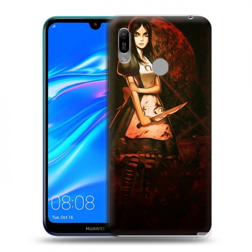 Дизайнерский пластиковый чехол для Huawei Y6 (2019) Alice Madness Returns