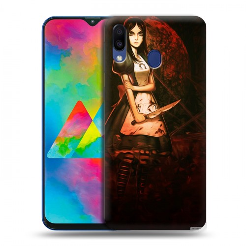 Дизайнерский пластиковый чехол для Samsung Galaxy M20 Alice Madness Returns