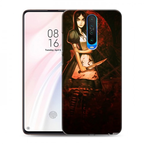 Дизайнерский пластиковый чехол для Xiaomi RedMi K30 Alice Madness Returns