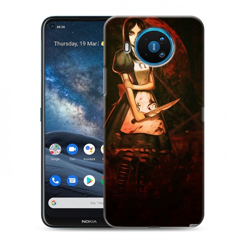 Дизайнерский силиконовый чехол для Nokia 8.3 Alice Madness Returns