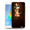 Дизайнерский силиконовый чехол для  Meizu MX3 Alice Madness Returns