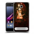 Дизайнерский силиконовый чехол для Sony Xperia E1 Alice Madness Returns