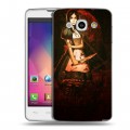 Дизайнерский пластиковый чехол для LG L60 Alice Madness Returns