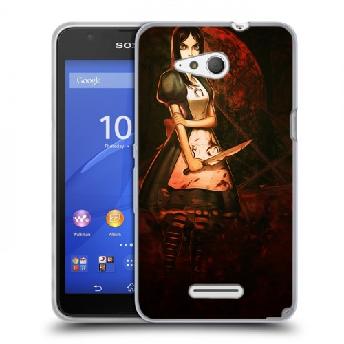 Дизайнерский пластиковый чехол для Sony Xperia E4g Alice Madness Returns