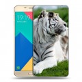 Дизайнерский силиконовый чехол для Samsung Galaxy A9 Тигры