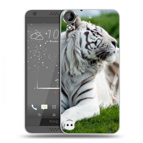 Дизайнерский пластиковый чехол для HTC Desire 530 Тигры
