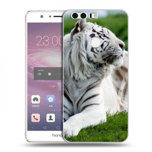 Дизайнерский пластиковый чехол для Huawei Honor 8 Тигры