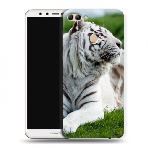 Дизайнерский пластиковый чехол для Huawei Y9 (2018) Тигры