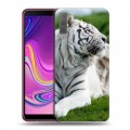 Дизайнерский силиконовый с усиленными углами чехол для Samsung Galaxy A7 (2018) Тигры