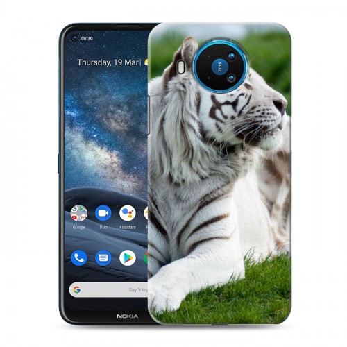 Дизайнерский силиконовый чехол для Nokia 8.3 Тигры