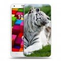 Дизайнерский пластиковый чехол для Huawei Honor 3x Тигры