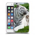 Дизайнерский силиконовый чехол для Iphone 6 Plus/6s Plus Тигры