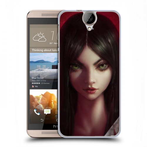 Дизайнерский пластиковый чехол для HTC One E9+ Alice Madness Returns