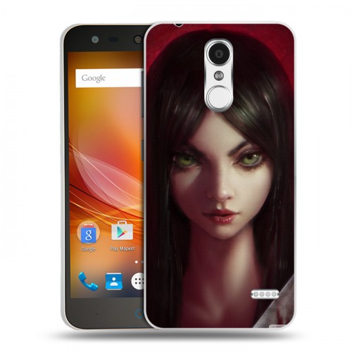 Дизайнерский пластиковый чехол для ZTE Blade X5 Alice Madness Returns