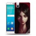 Дизайнерский пластиковый чехол для Huawei ShotX Alice Madness Returns