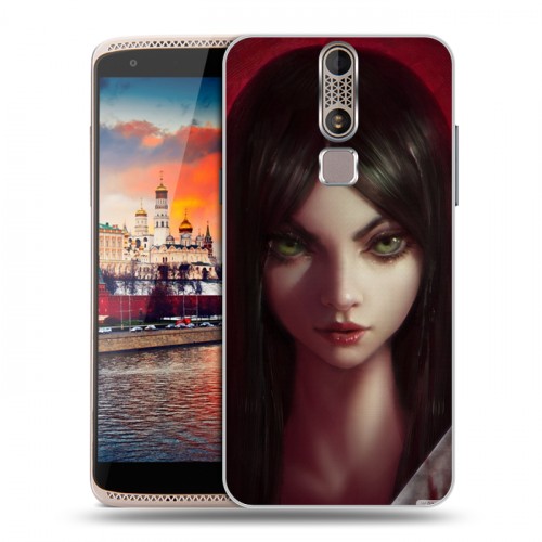 Дизайнерский пластиковый чехол для ZTE Axon Mini Alice Madness Returns