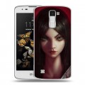 Дизайнерский пластиковый чехол для LG K8 Alice Madness Returns