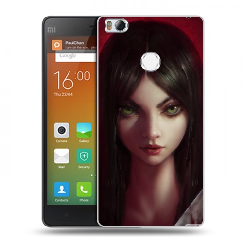 Дизайнерский пластиковый чехол для Xiaomi Mi4S Alice Madness Returns