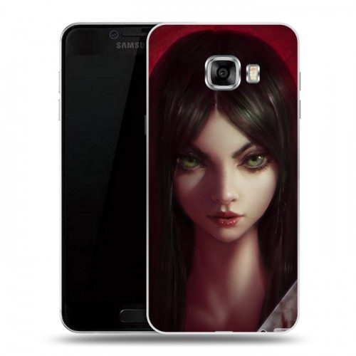 Дизайнерский пластиковый чехол для Samsung Galaxy C5 Alice Madness Returns