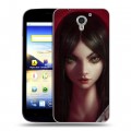 Дизайнерский пластиковый чехол для ZTE Blade A510 Alice Madness Returns