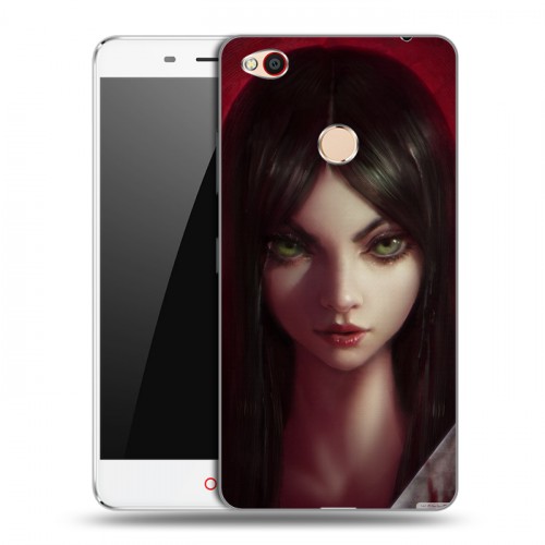 Дизайнерский пластиковый чехол для ZTE Nubia N1 Alice Madness Returns