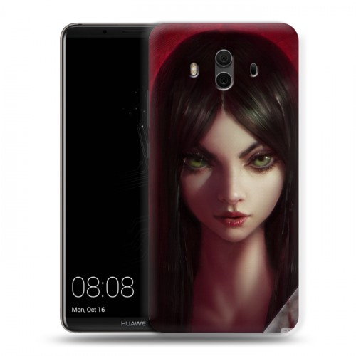 Дизайнерский пластиковый чехол для Huawei Mate 10 Alice Madness Returns