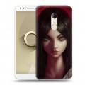 Дизайнерский пластиковый чехол для Alcatel 3 Alice Madness Returns