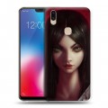 Дизайнерский пластиковый чехол для Vivo V9 Alice Madness Returns