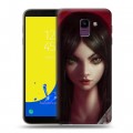 Дизайнерский пластиковый чехол для Samsung Galaxy J6 Alice Madness Returns