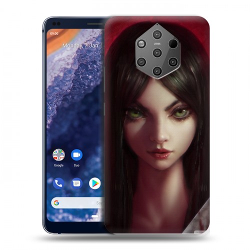 Дизайнерский силиконовый чехол для Nokia 9 PureView Alice Madness Returns