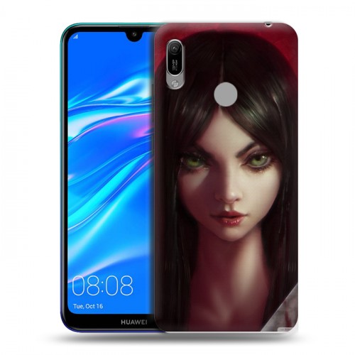 Дизайнерский пластиковый чехол для Huawei Y6 (2019) Alice Madness Returns