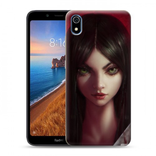 Дизайнерский силиконовый чехол для Xiaomi RedMi 7A Alice Madness Returns