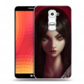 Дизайнерский пластиковый чехол для LG Optimus G2 Alice Madness Returns