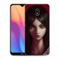 Дизайнерский силиконовый с усиленными углами чехол для Xiaomi RedMi 8A Alice Madness Returns