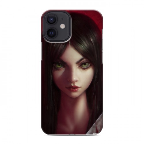 Дизайнерский силиконовый с усиленными углами чехол для Iphone 12 Mini Alice Madness Returns