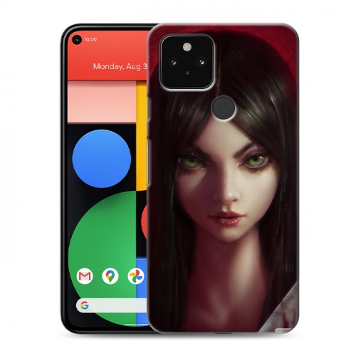 Дизайнерский пластиковый чехол для Google Pixel 5 Alice Madness Returns